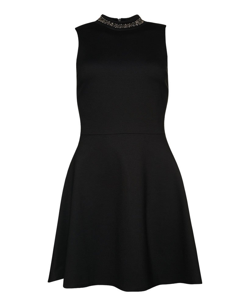 Womens - Erin Jewel Dress in Black | Superdry UK