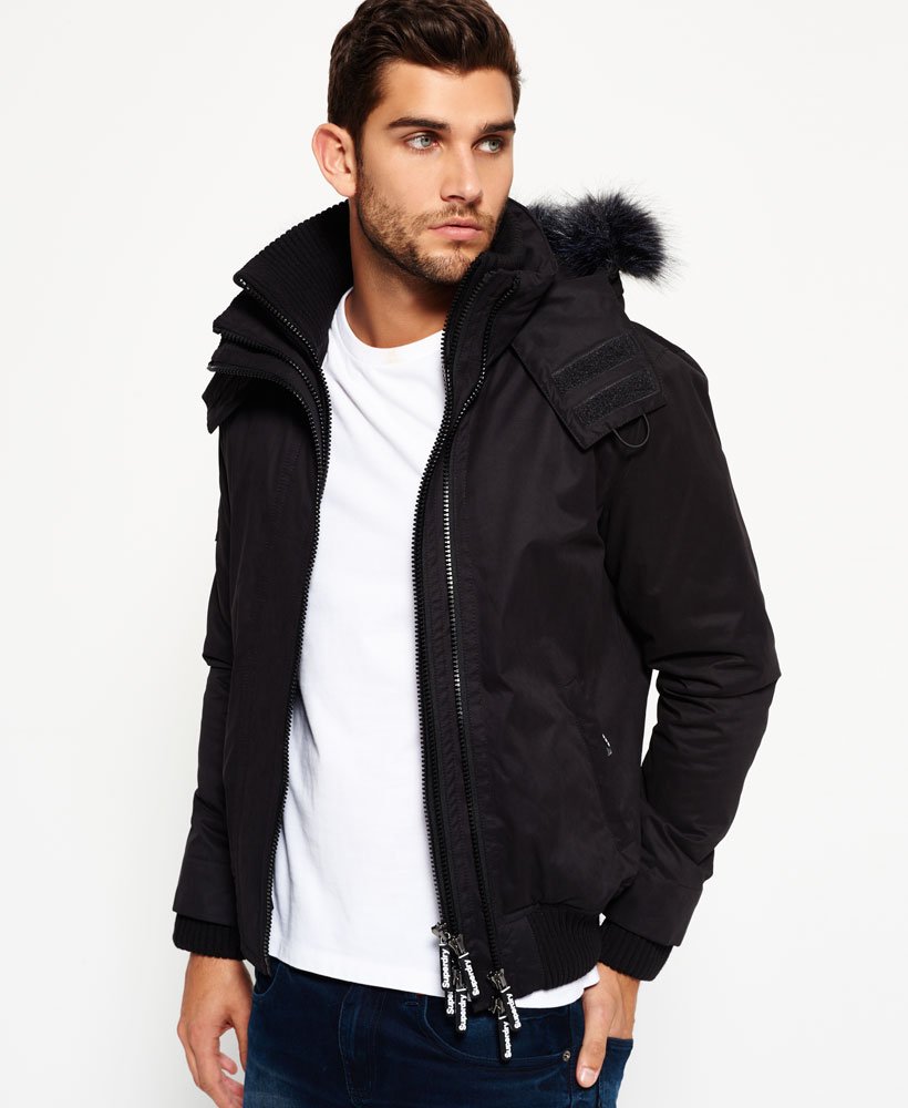 the fur hooded windbomber