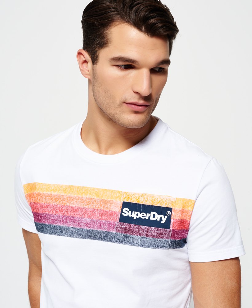 Mens - 77 Surf Pocket T-shirt in White | Superdry
