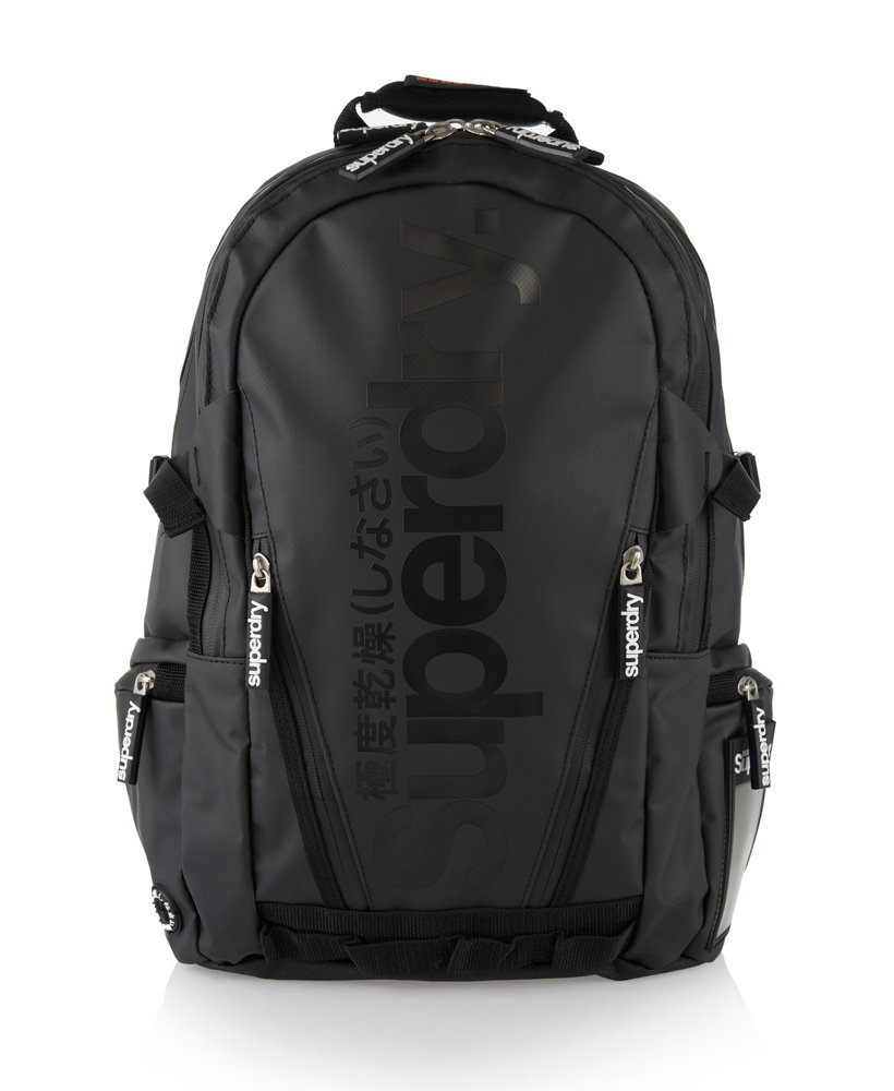 Womens - Tarpaulin Backpack in Black/black | Superdry