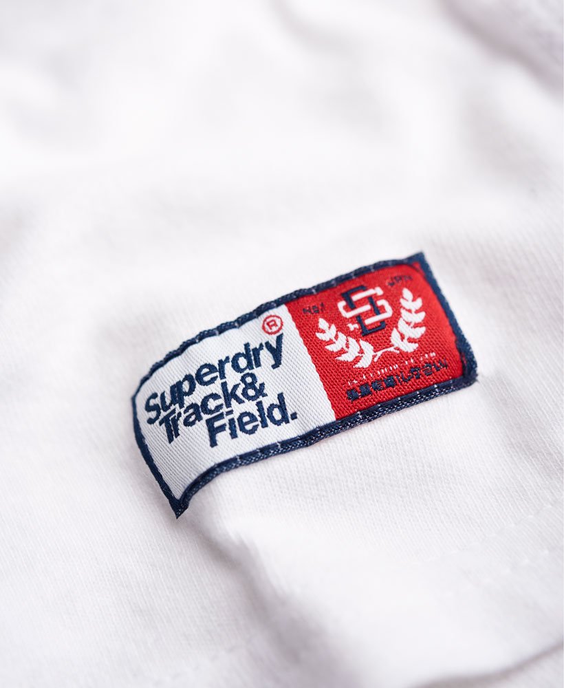 Mens - Track & Field Vintage T-shirt in White | Superdry