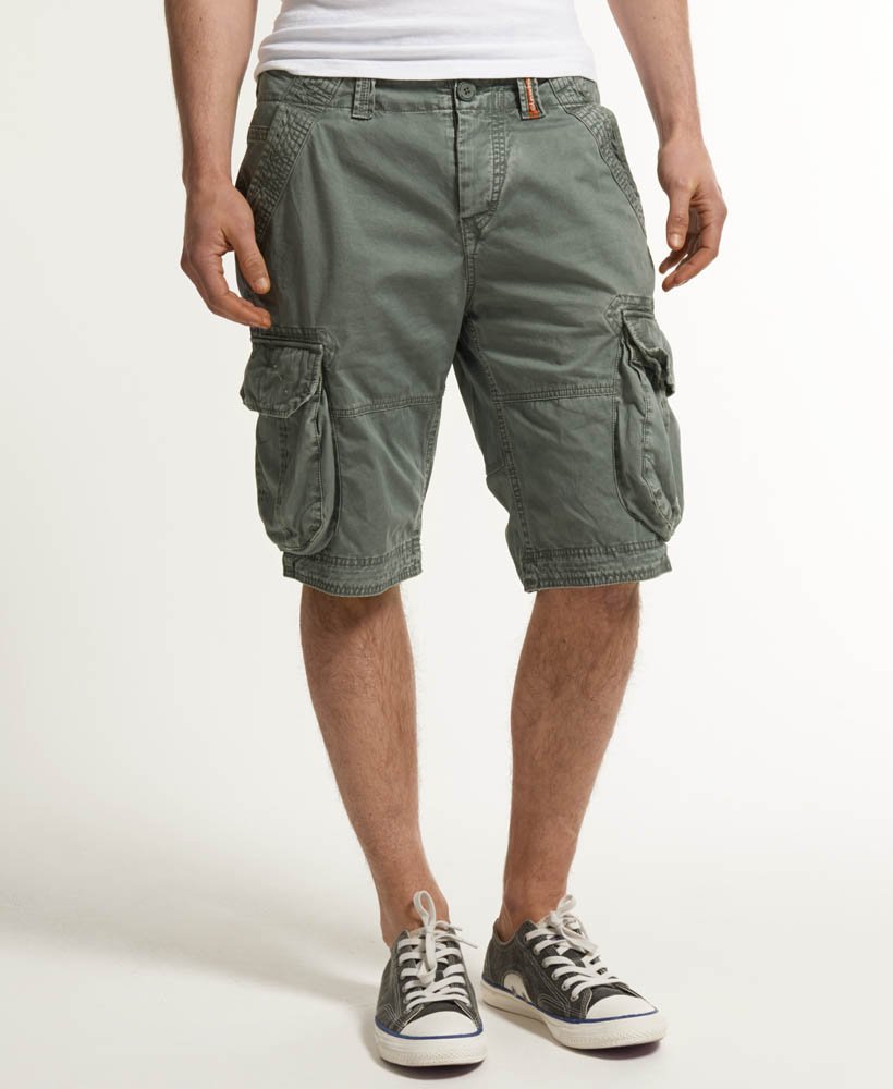 Mens - Core Cargo Shorts in James Grey | Superdry