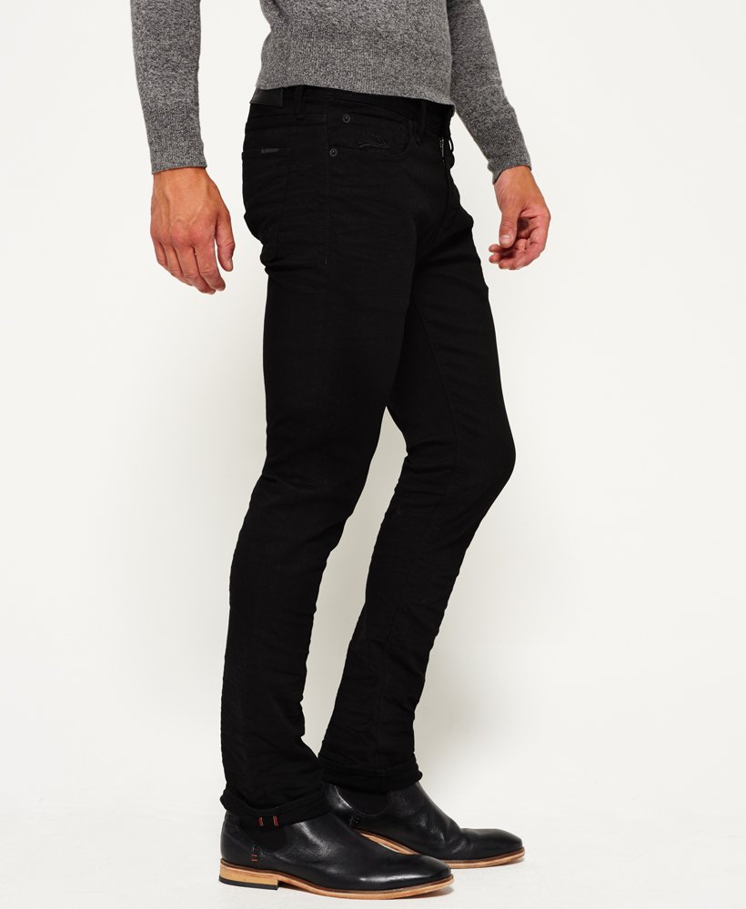 Mens - Corporal Slim Jeans in Black Ink | Superdry UK