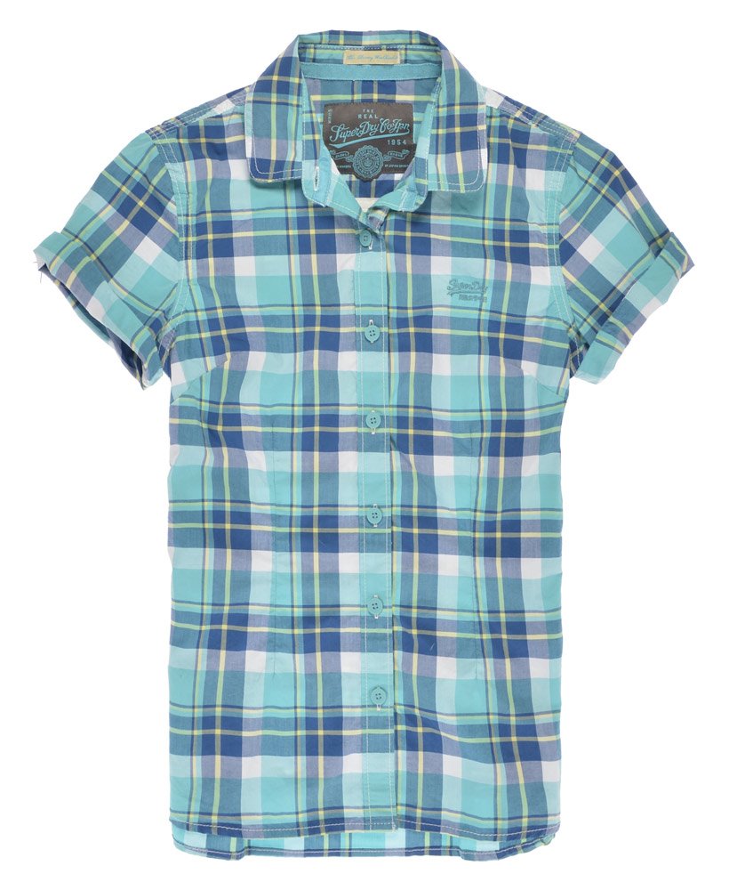 Superdry Camisa a cuadros Penny Camisas para Mujer Superdry Camisa a cuadros Penny Camisas para Mujer