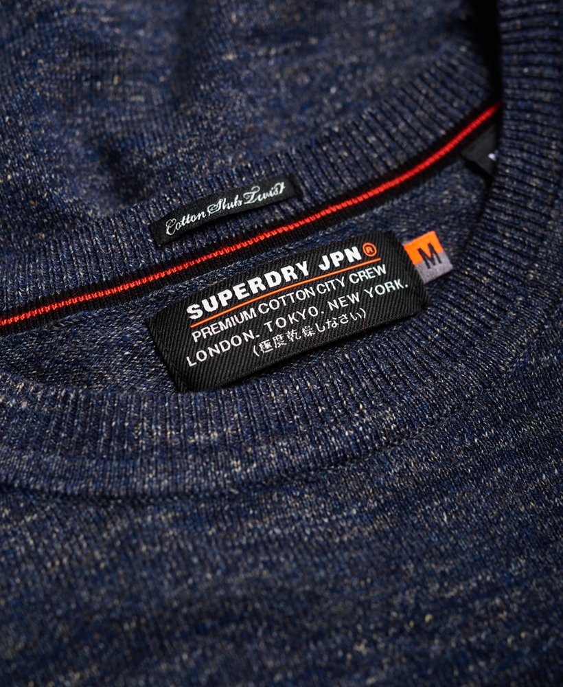 Superdry Premium Cotton City Crew Neck Sweater - Men's Sweaters