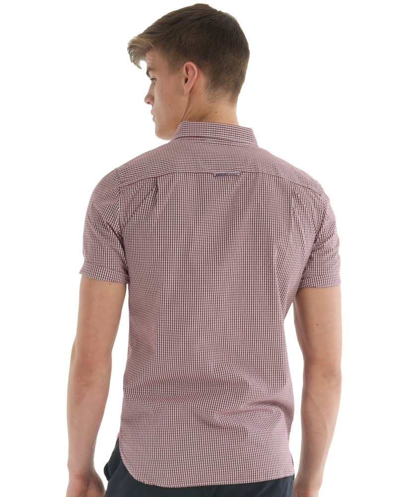 Men's London Button Down Shirt in Red Superdry UK