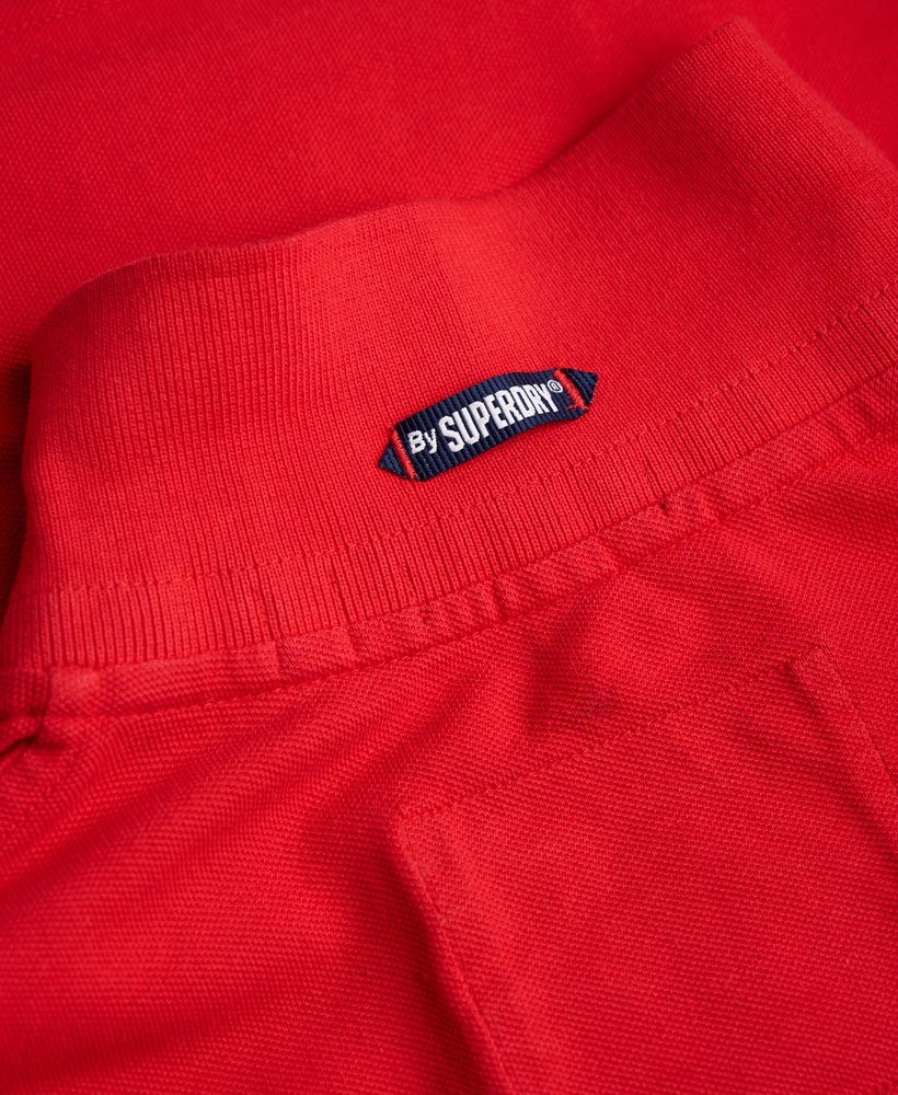 Mens - Super State Polo Shirt in Red | Superdry UK