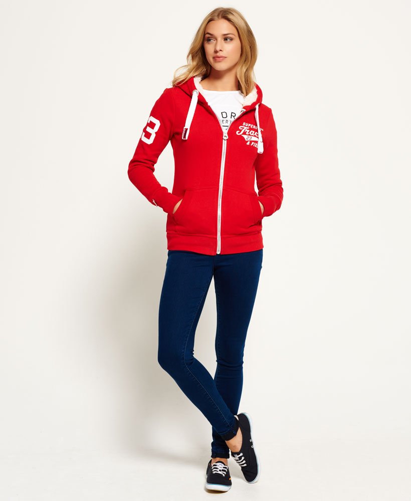 Superdry Women's Track & Field Zip Hoodie - Eclipse Navy - Red Rae Town &  Country