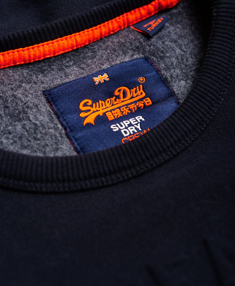 Superdry Embossed Vintage Logo Crew Neck Sweatshirt - Men's Mens Sweaters