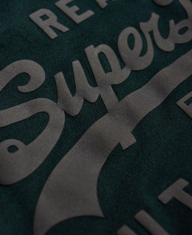Mens - Vintage Authentic Duo T-shirt in Forest Green Grit | Superdry UK