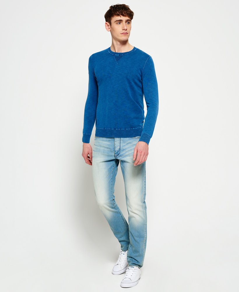 Mens - Biker Tapered Jeans in Blue | Superdry UK