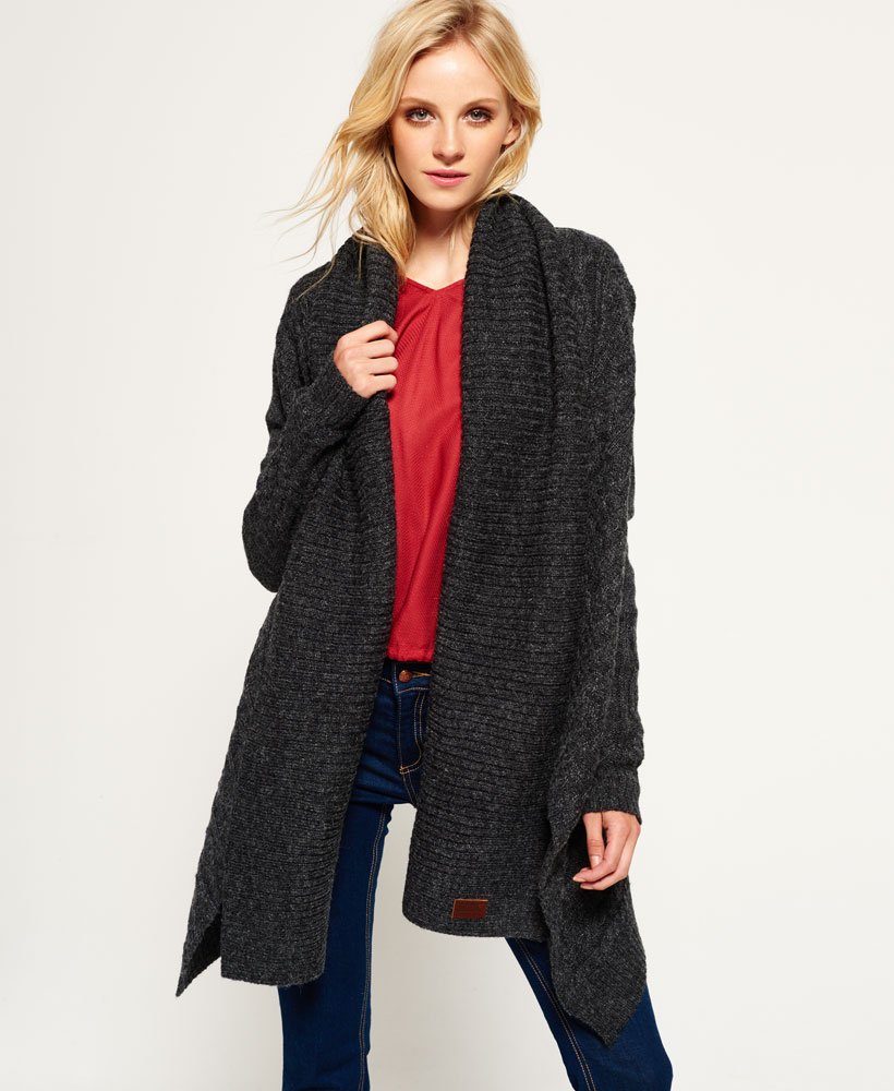 Superdry Haden Cable Waterfall Cardigan 0