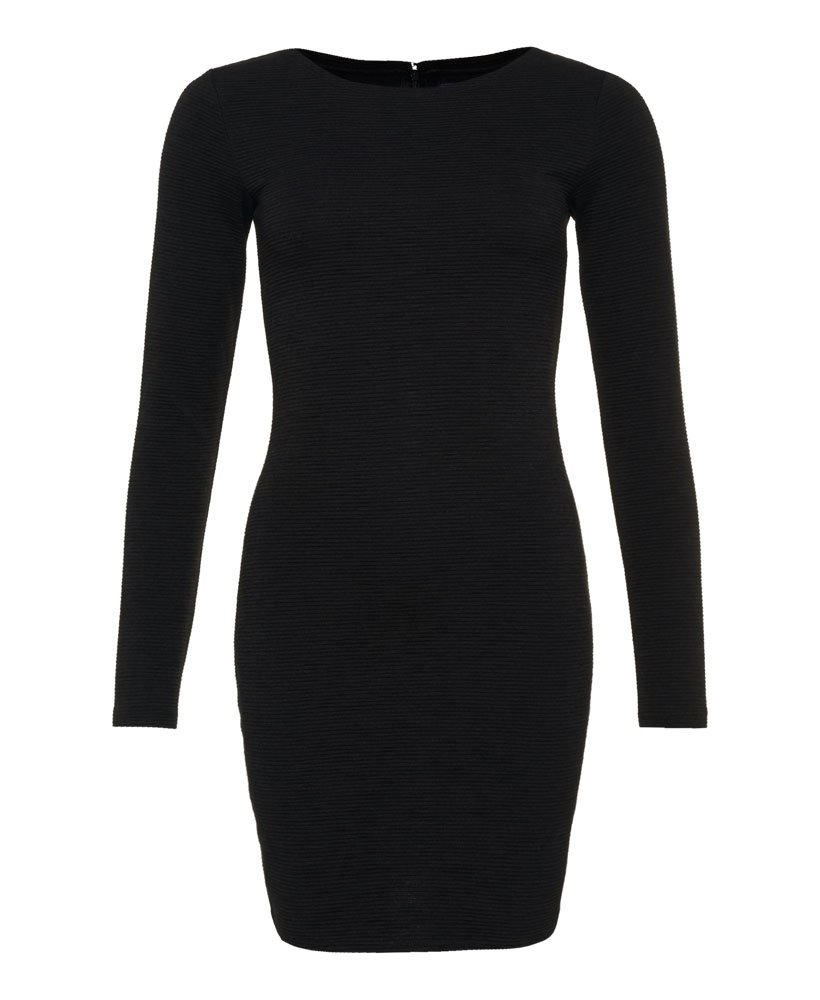 Womens - Augusta Bodycon Dress in Black | Superdry