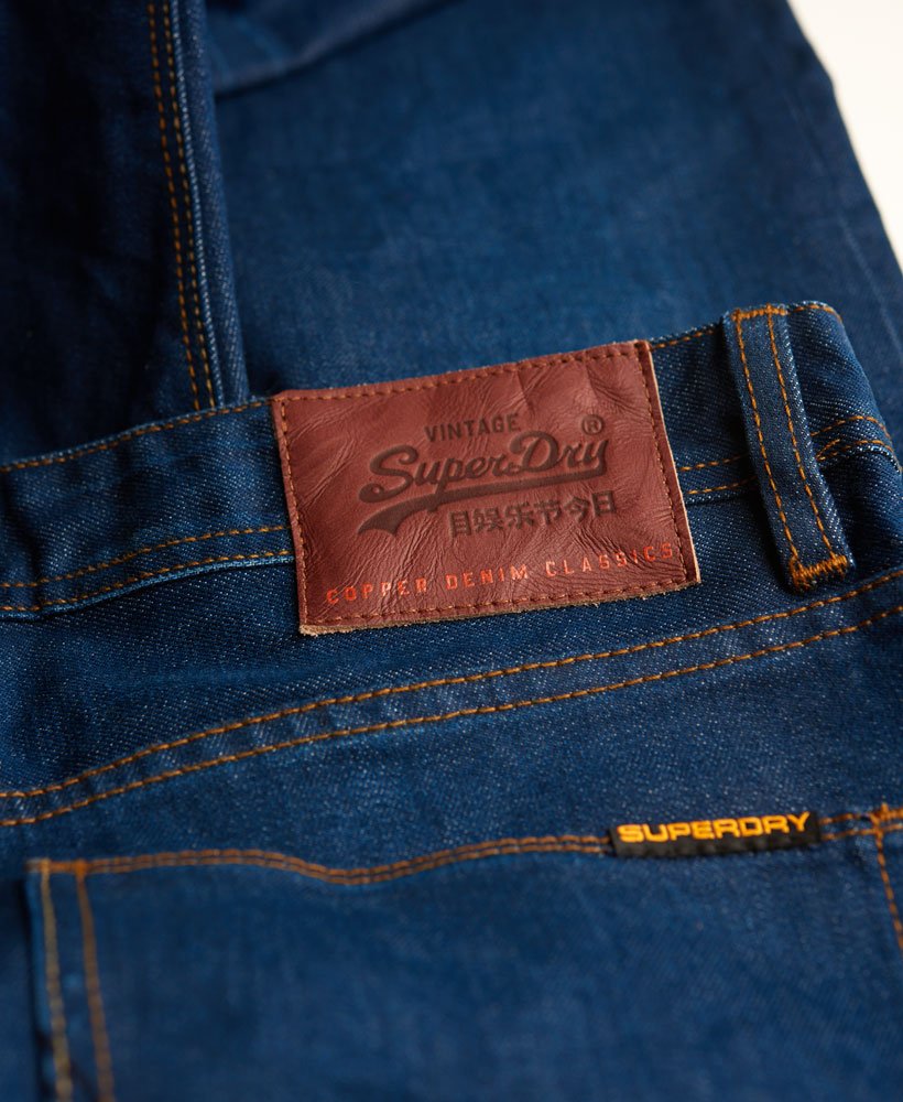Mens - Corporal Slim Jeans in X Mid Blue | Superdry UK