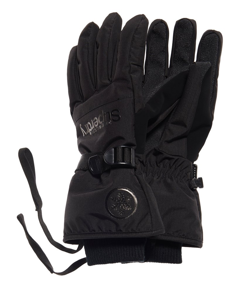 Mens - Ultimate Snow Service Gloves in Black | Superdry