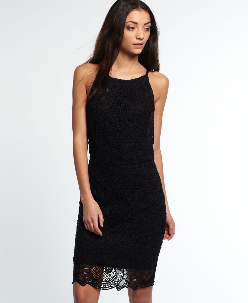 Womens - Racy Lacy Dress in Black | Superdry