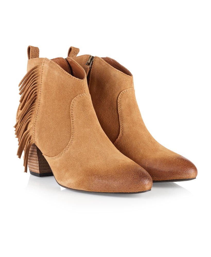Womens - Louisiana Fringed Ankle Boots 