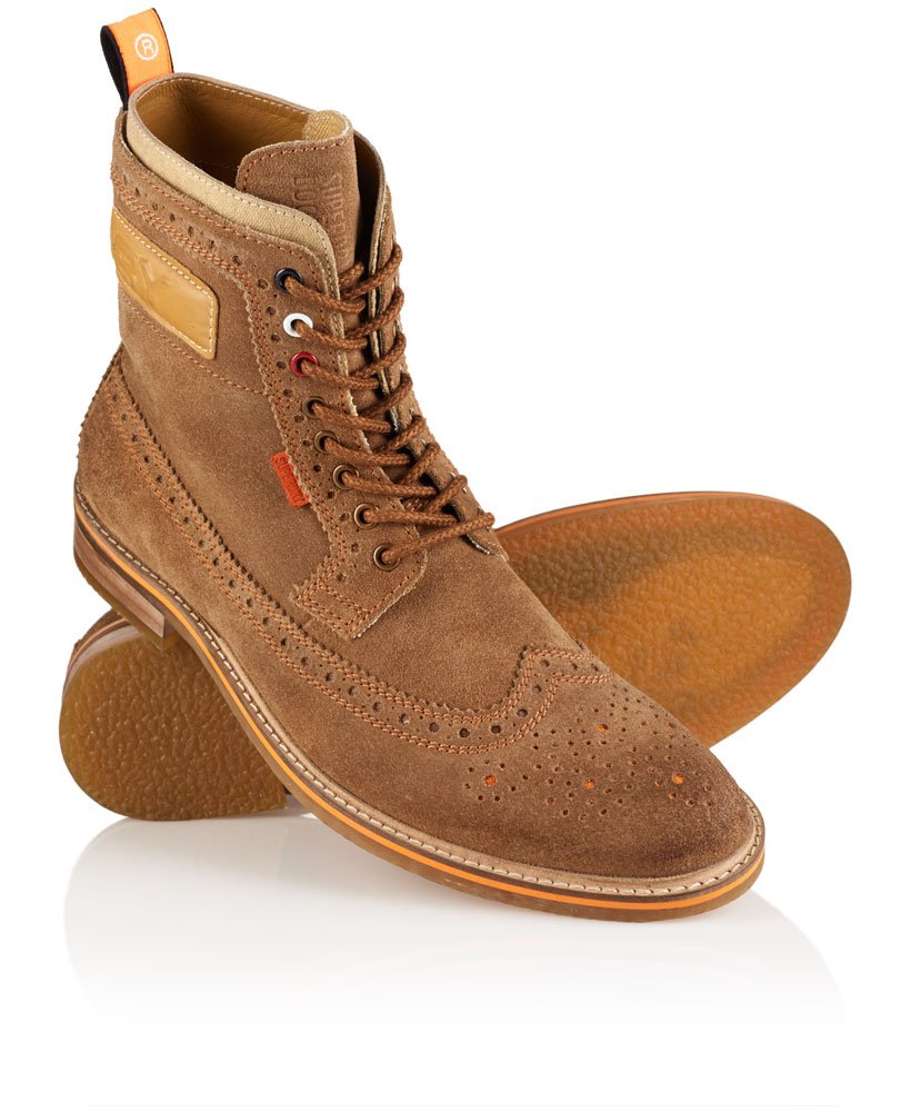 superdry brad brogue boots