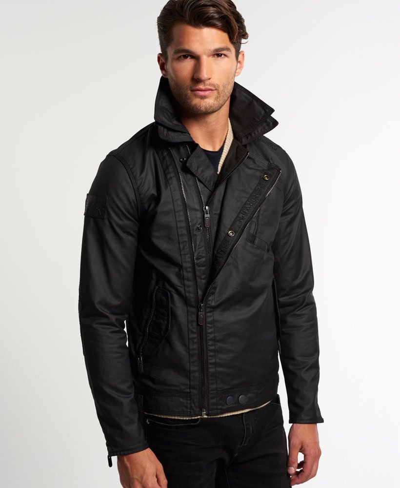 Superdry Moody Biker Jacket - Men's Jackets and Coats