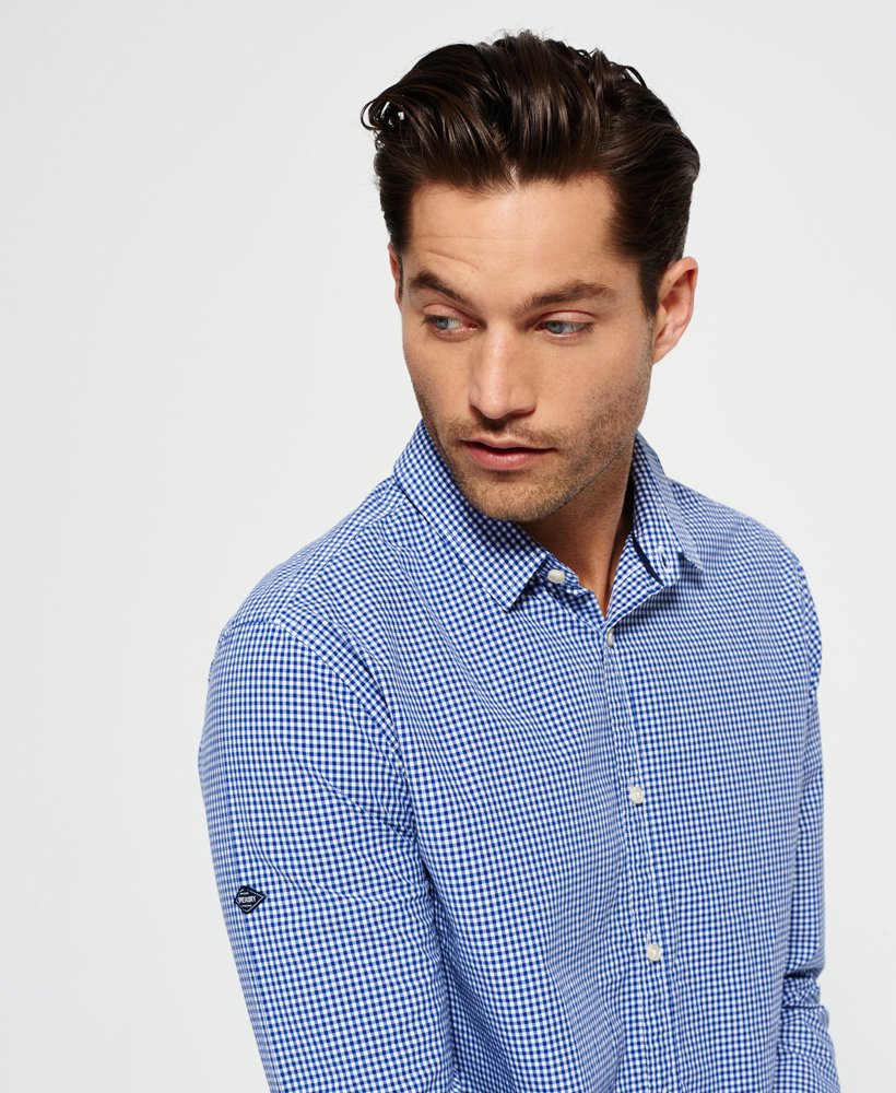 Men's - Modern Classic Shirt in Blue | Superdry UK
