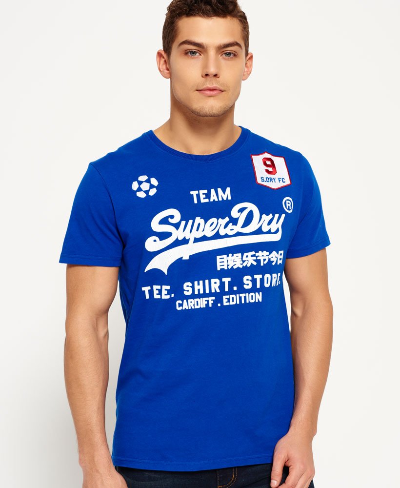 Mens - Classic Limited Edition Football T-shirt in Midfield Cobalt ...