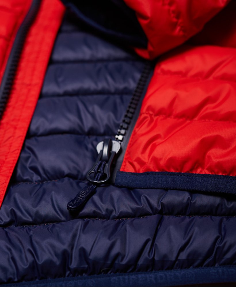 Men's - Core Down Jacket in Red | Superdry UK