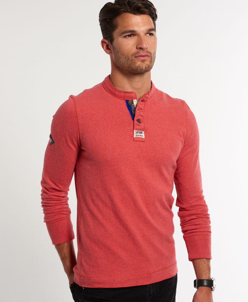 Men's Chariot Crew in Super State Red Marl | Superdry US