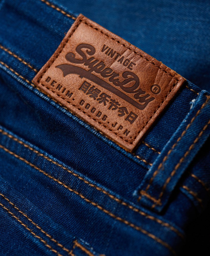 Buy SUPERDRY Blue Light Wash Cotton Straight Fit Men's Jeans | Shoppers Stop