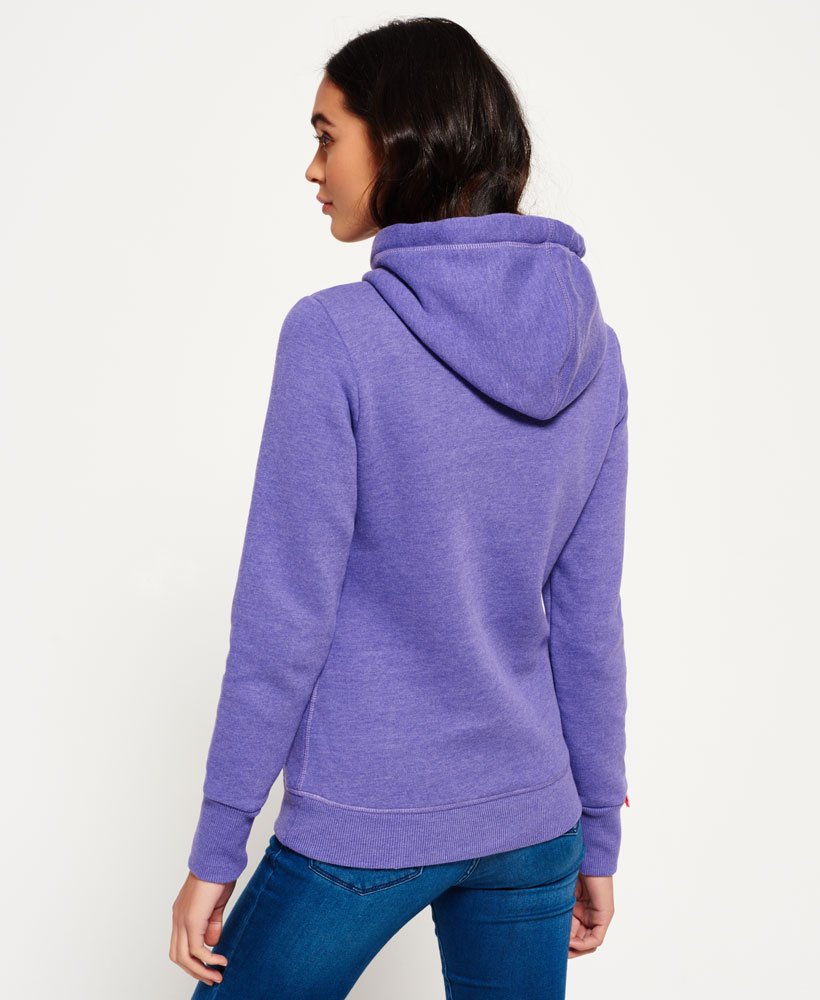 superdry purple moletom com capuz