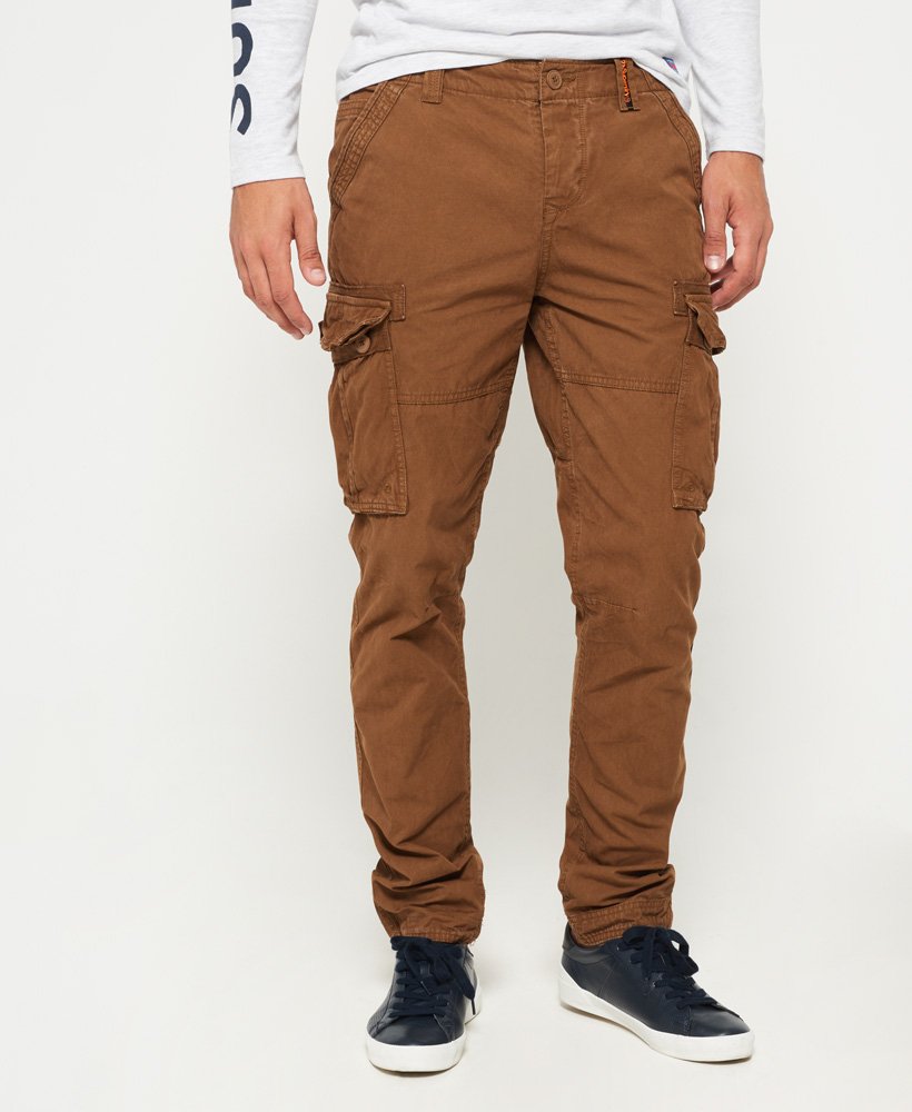 Mens - Core Cargo Lite Pants in Brown | Superdry