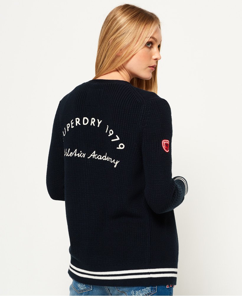 Superdry Ivy Patched Cardigan - Women's Sweaters and Cardigans