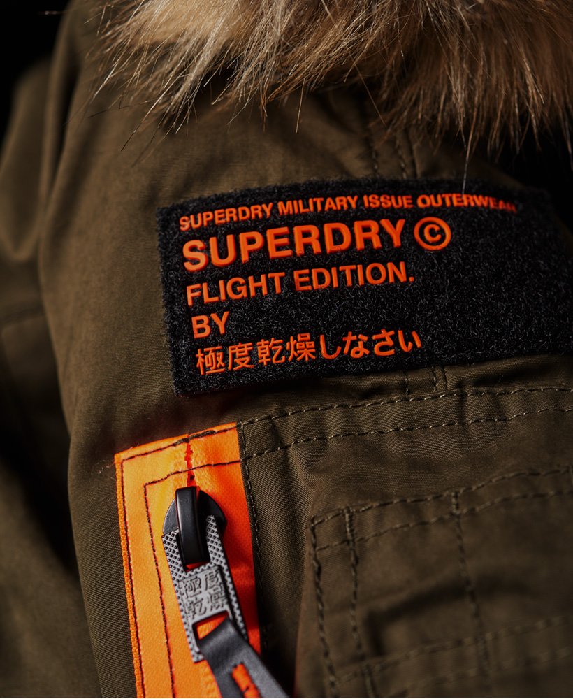 Mens - SD-3 Parka Jacket in Army | Superdry