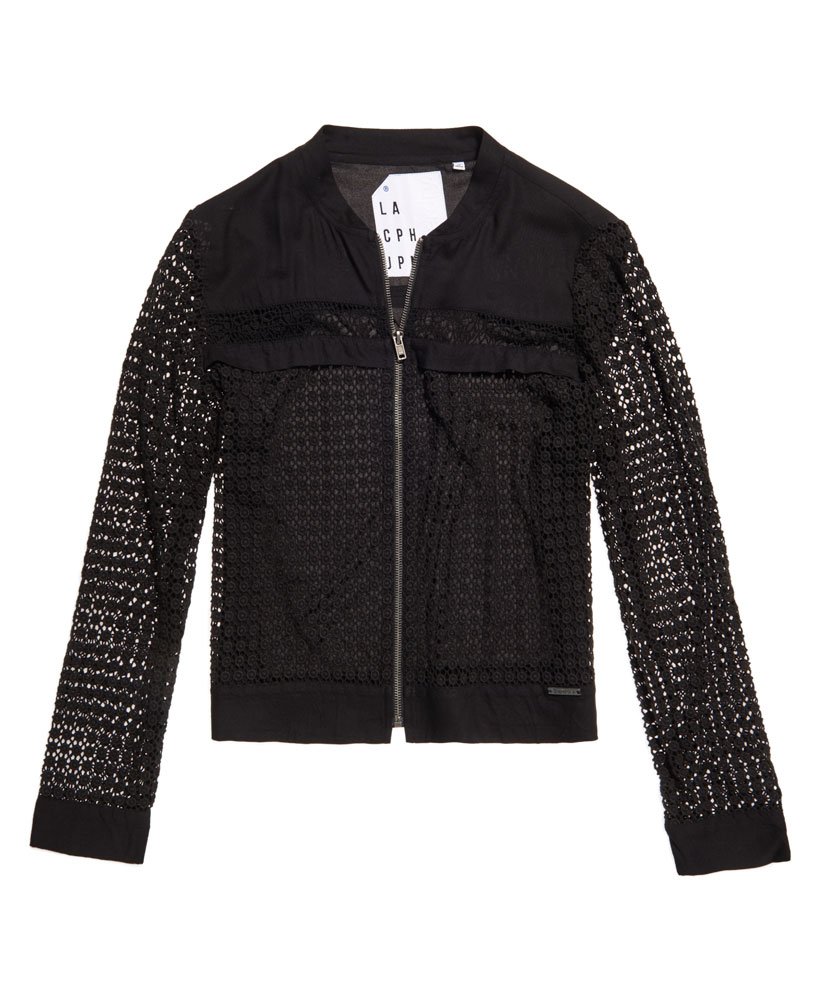 Superdry Analee Lacy Bomber Jacket - Women's Womens Jackets