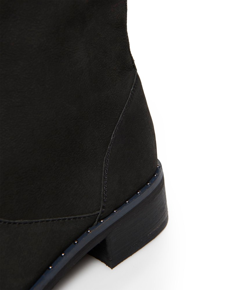 Womens - Madilynn Sleek Zip Boots in Black | Superdry