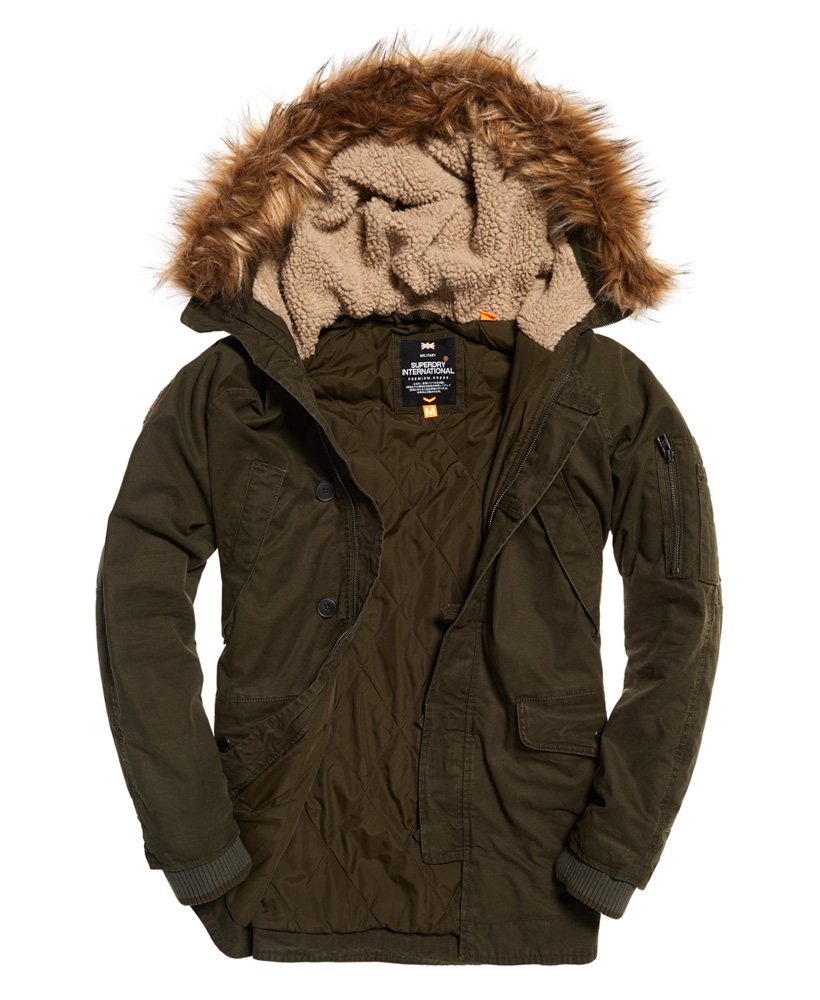 Superdry Rookie Heavy Weather Parka Jacket - Men's Mens New-in