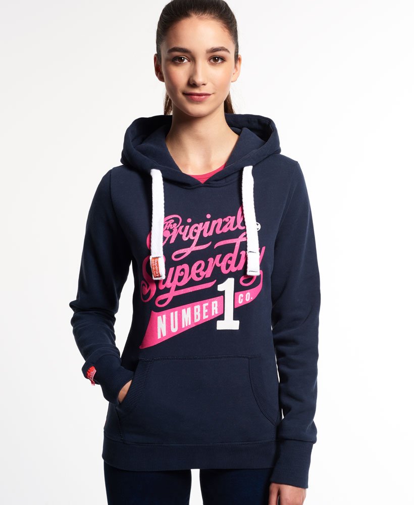 Superdry Number 1 Co. Hoodie - Women's Womens Hoodies-and-sweatshirts
