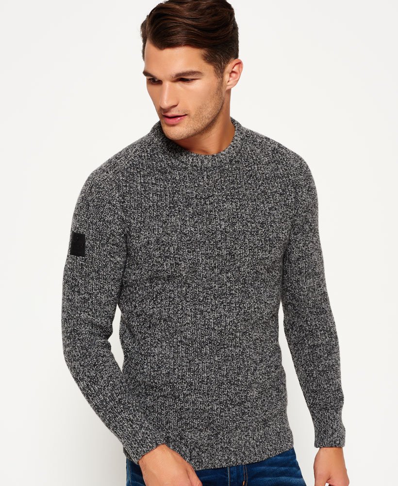 Superdry Surplus Goods Crew Neck Jumper Men s Mens Sweaters