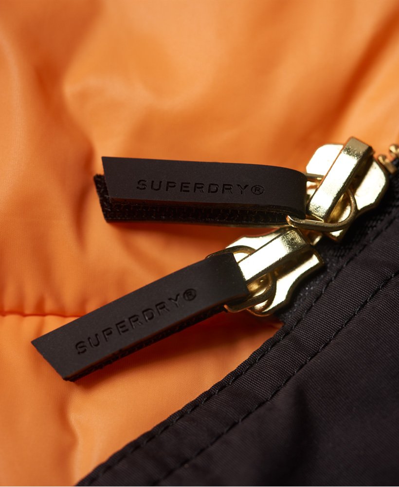 Womens - Roxton Cocoon Parka Jacket in Black | Superdry UK
