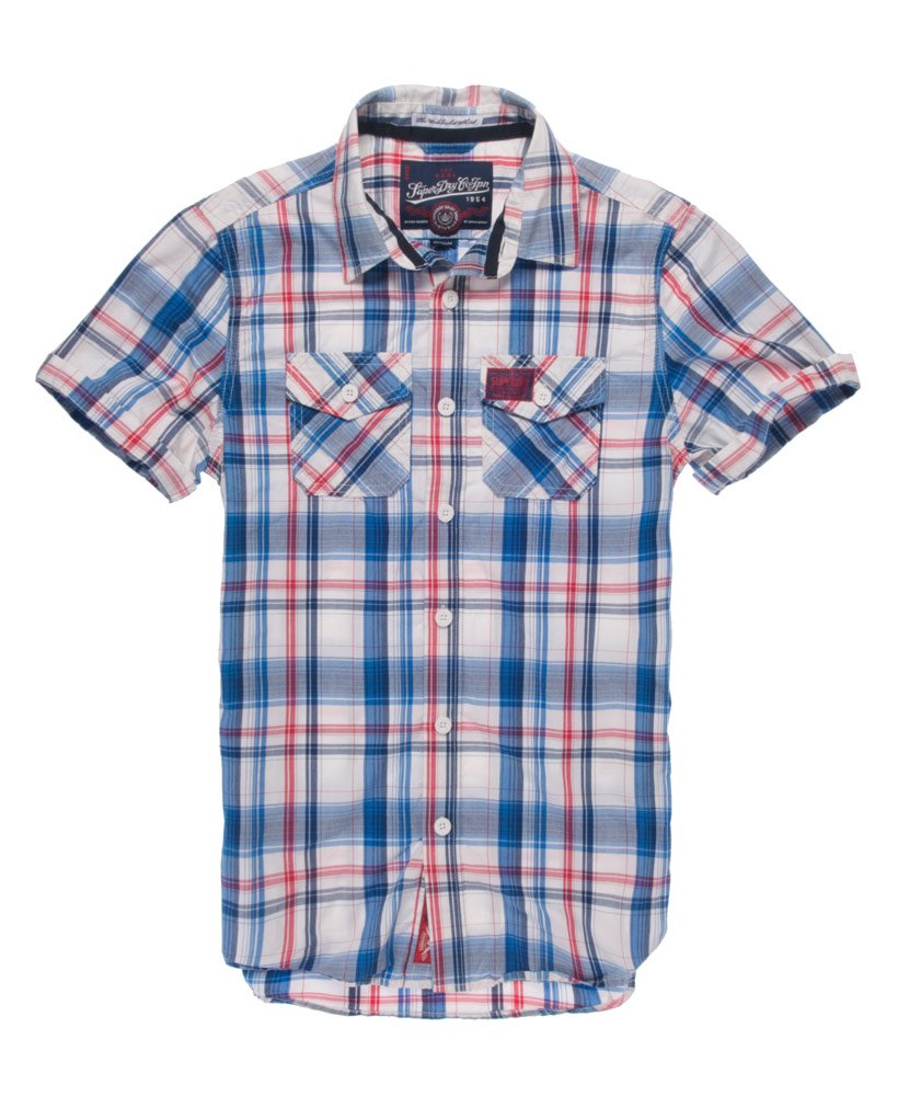 Mens - Washbasket Shirt in Blue Sailor | Superdry