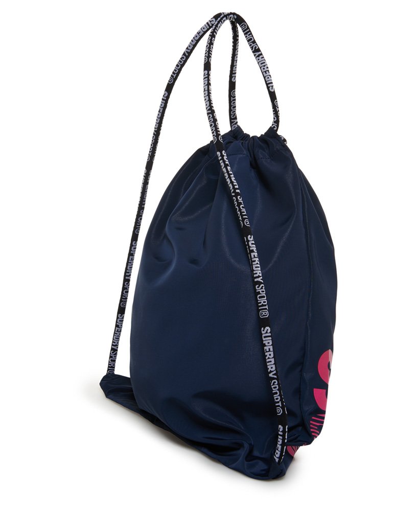 Womens - Drawstring Sports Bag in Navy | Superdry
