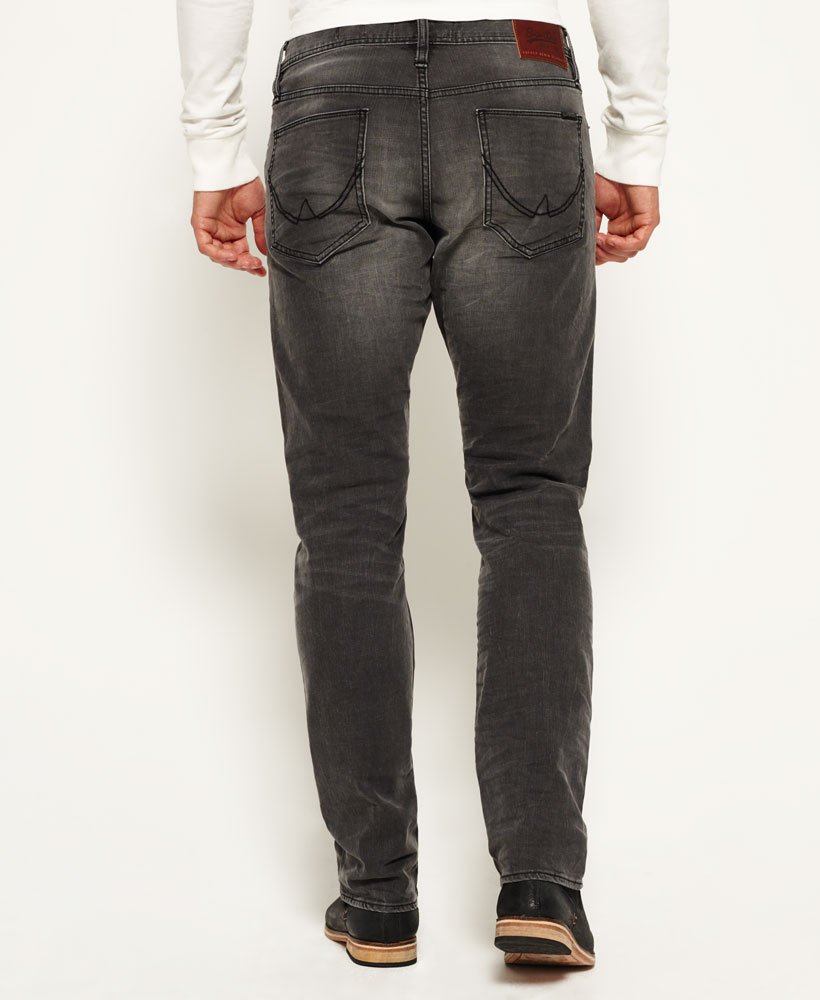 Mens - Officer Jeans in Onyx Grey | Superdry
