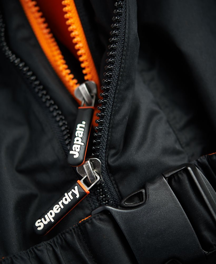 Mens - Glacier Ski Suit in Black Run | Superdry