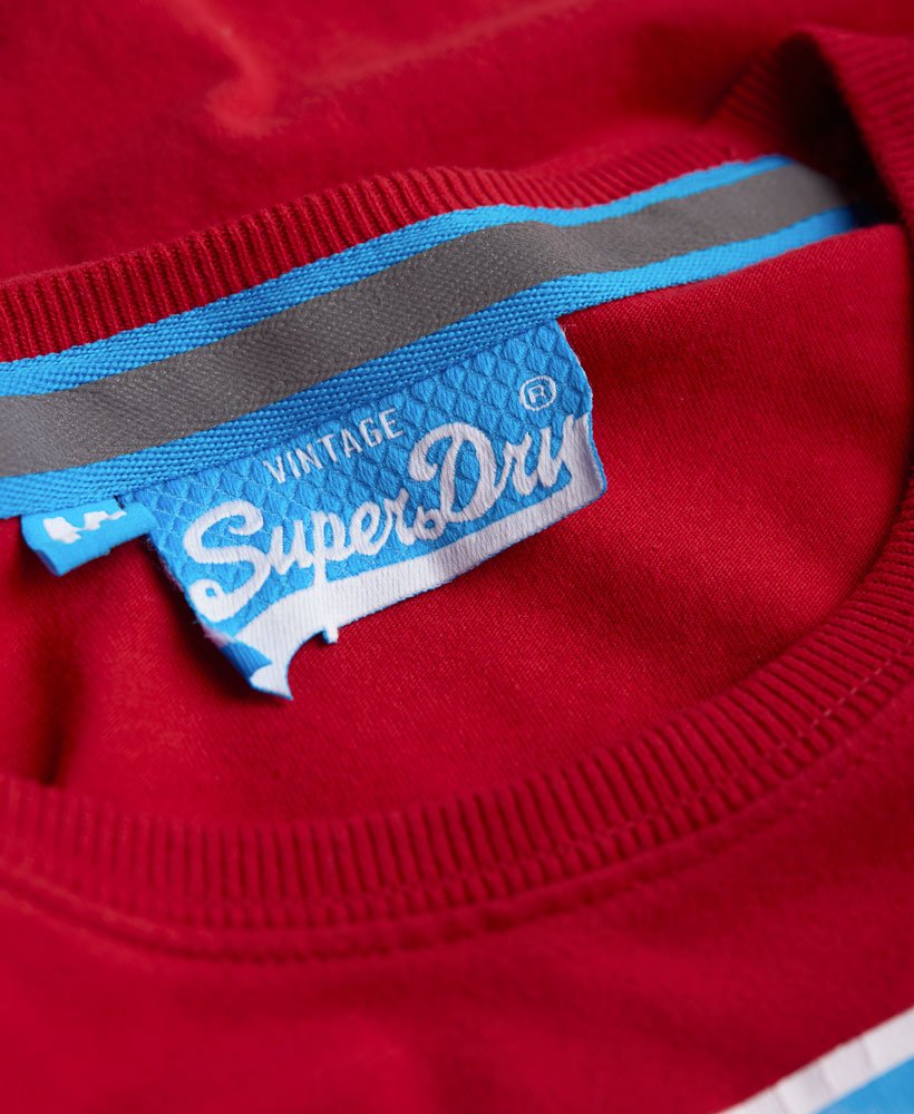 Mens - Osaka Mountain T-shirt in Red | Superdry