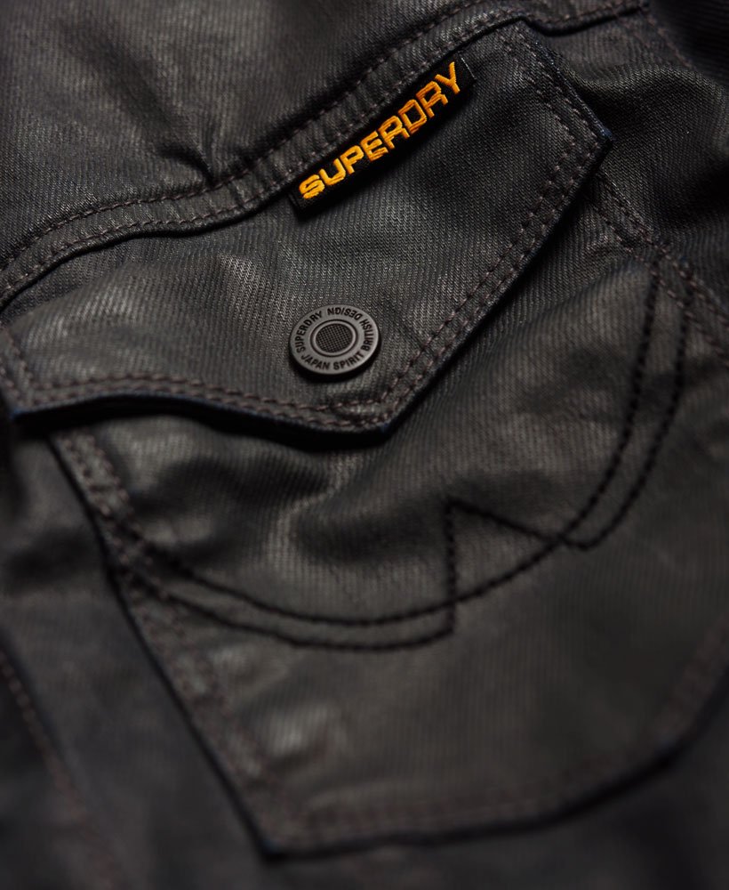 superdry copper black denim jacket