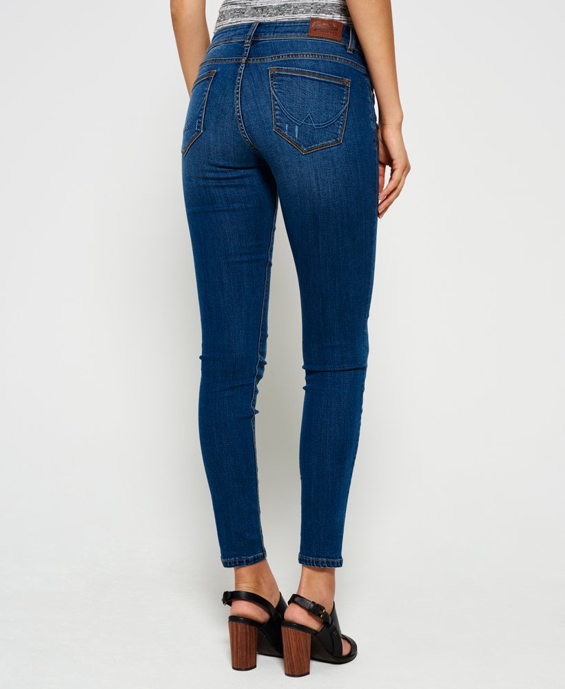 Womens - Cassie Skinny Jeans in Corn Tweed | Superdry