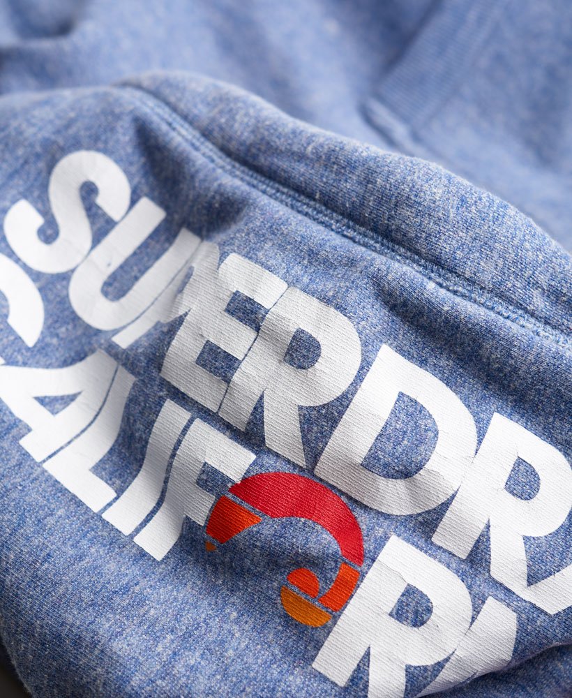 Sudadera con capucha y cremallera rayas Superdry Navy — Pep Serra street  wear