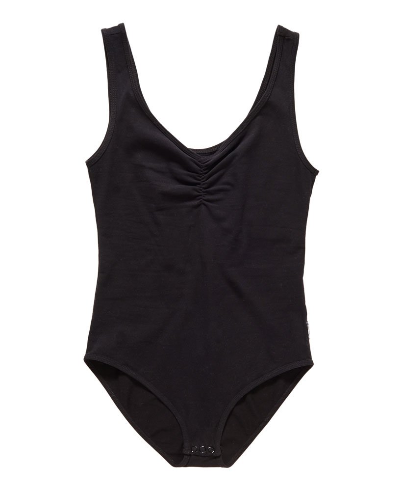 Womens - Essentials Jersey Bodysuit in Black | Superdry