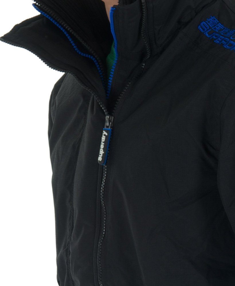 Mens - Technical Windcheater in Black | Superdry