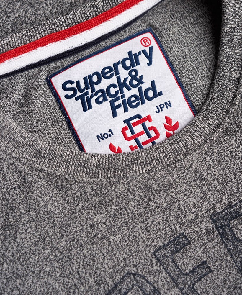 Mens - Track & Field Vintage T-shirt in Light Grey | Superdry