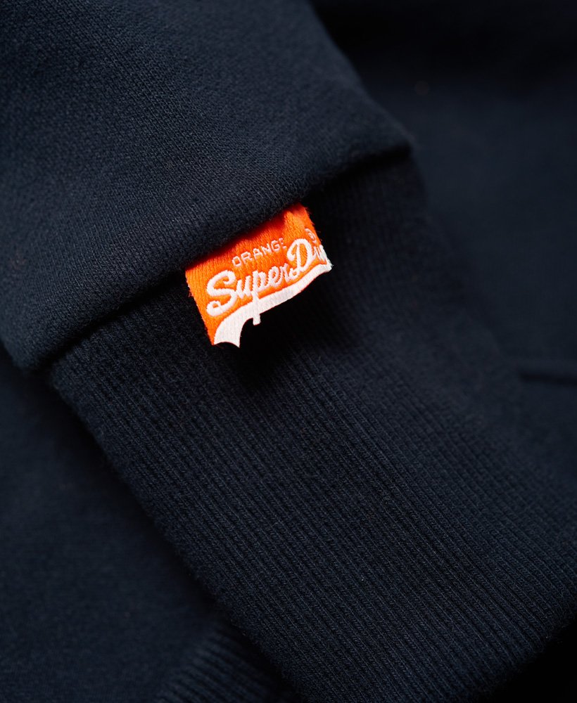 Womens - Orange Label Primary Zip Hoodie in Navy | Superdry UK